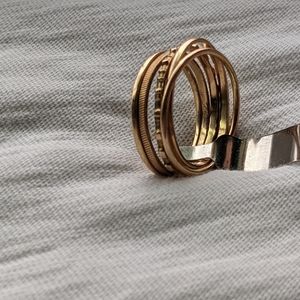 Stackable rings gold